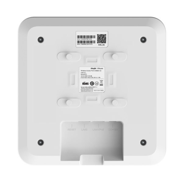RG‑RAP2260(G) AX1800 Wi‑Fi 6 Ceiling AP – 2.5 GbE PoE, Dual‑Band - Image 4