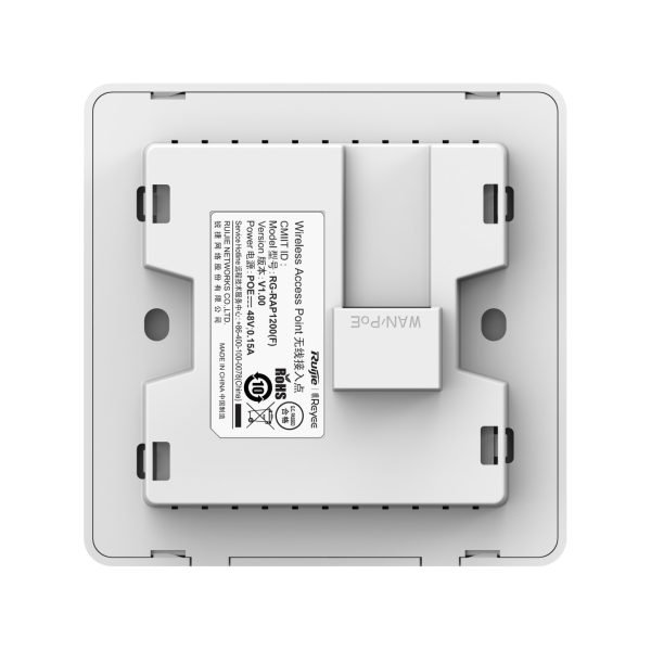 RG‑RAP1200 (F) AC1300 Wall‑Mounted Wi‑Fi 5 AP – Dual FE PoE, 1.27 Gbps - Image 3