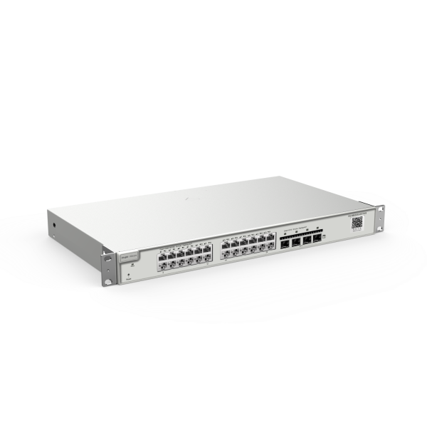 24-Port Gigabit PoE+ Cloud‑Managed Switch w/ 4×10G SFP+ – 370 W PoE Budget - Image 2