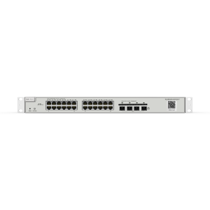 24-Port Gigabit PoE+ Cloud‑Managed Switch w/ 4×10G SFP+ – 370 W PoE Budget