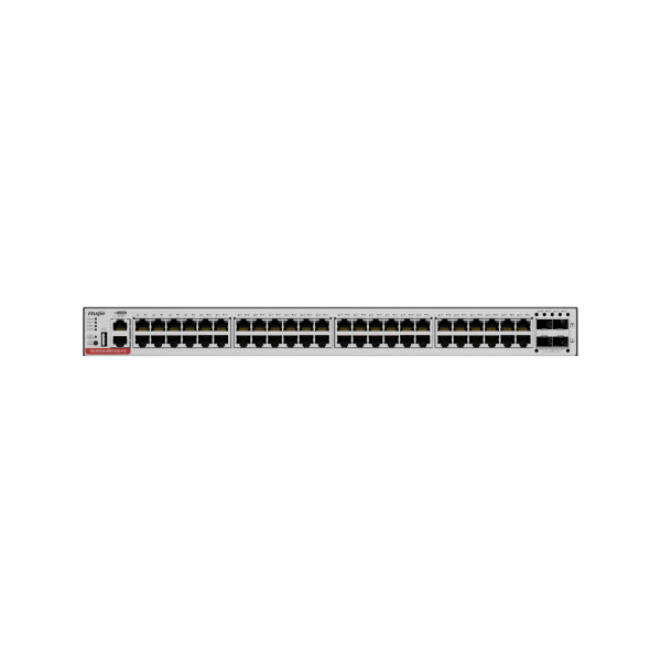 48‑Port PoE+ Gigabit Campus Access Switch – 4×10G Uplinks, 176 Gbps, VSU