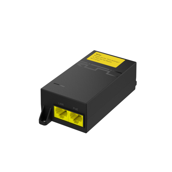 RG‑POE‑AT30 Gigabit PoE+ Injector – 52 V/31 W, Surge‑Protected, Compact - Image 2