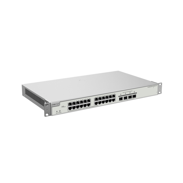 24‑Port PoE+ Layer 3 Switch – 4×10G SFP+, 370 W, Cloud-Managed - Image 2