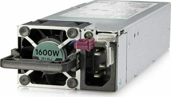 HPE 1600 W Flex‑Slot Platinum Power Supply – High-Efficiency Hot‑Plug Module