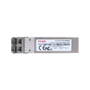 10 G SFP+ MMF Transceiver – 850 nm, 300 m (OM3) / 400 m (OM4), DOM Support