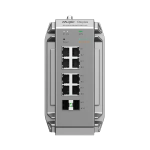 RG‑NIS3100‑8GT4SFP‑HP Industrial PoE+ Switch – 8×GigE + 4×SFP, –40 °C to 80 °C