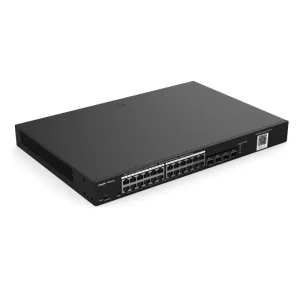 Cloud‑Managed 28‑Port PoE+ Gigabit Switch – 370 W, 4 SFP, Layer 2