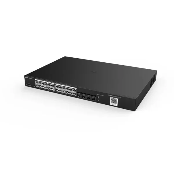 Cloud‑Managed 28‑Port PoE+ Gigabit Switch – 370 W, 4 SFP, Layer 2 - Image 4