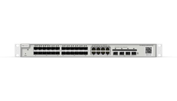 Ruijie RG-NBS5200-24SFP/8GT4XS | 24-Port Layer 3 Fiber Switch with 10G Uplinks